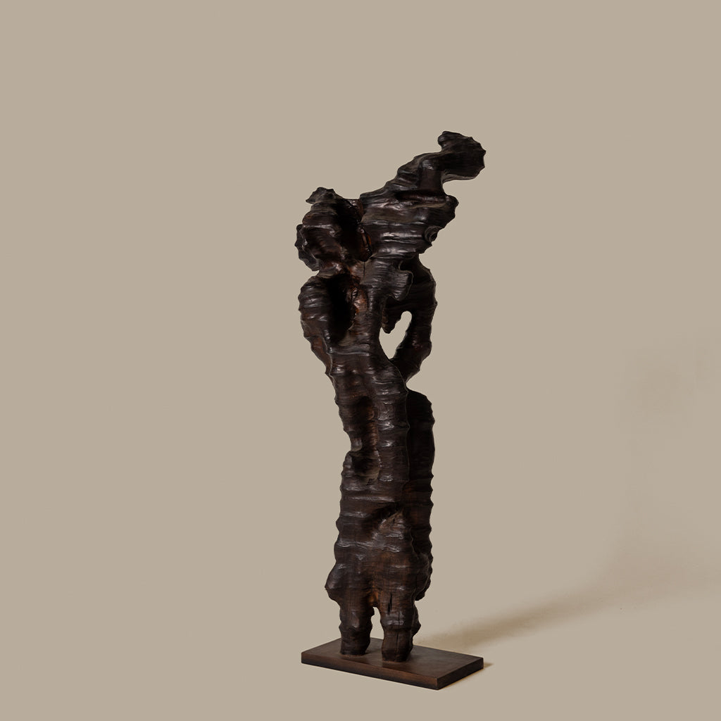 Handmade rockery wood sculpture