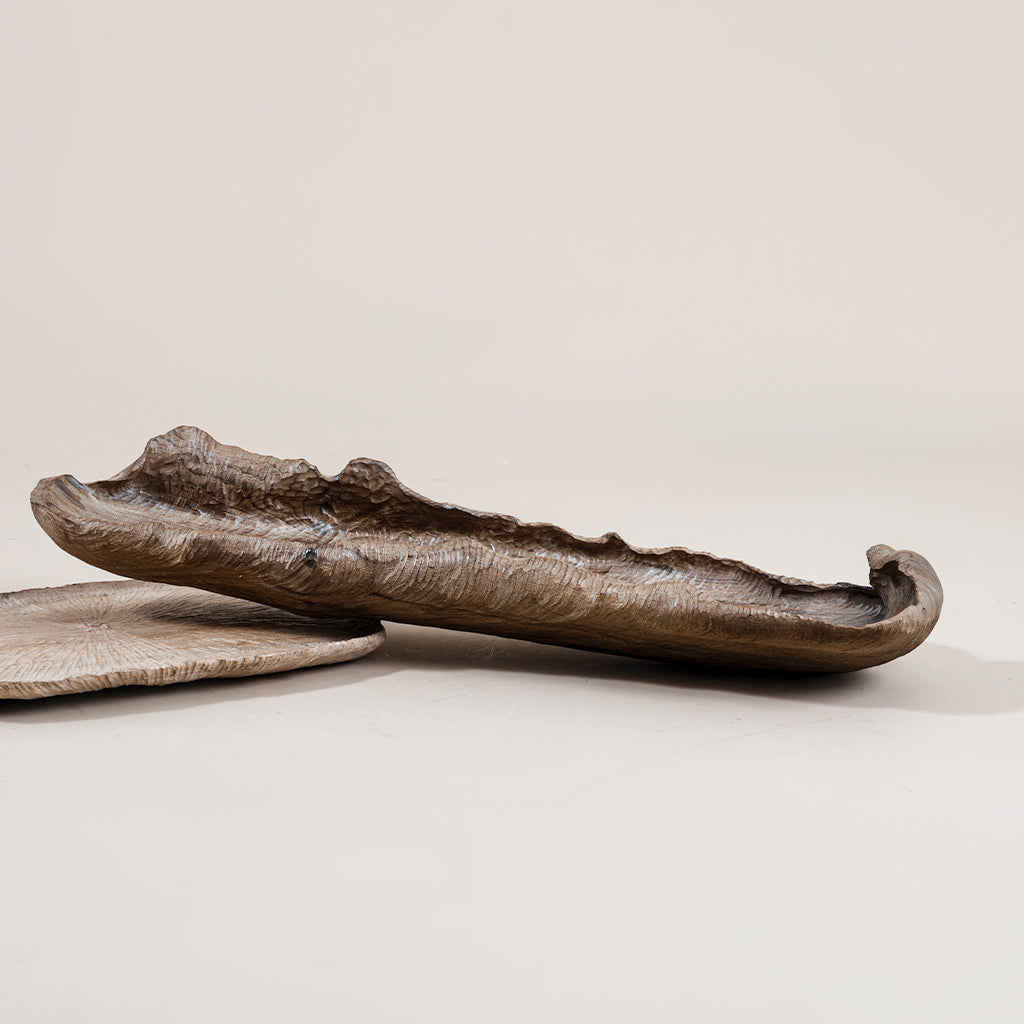 Hand-carved golden nanmu tea tray